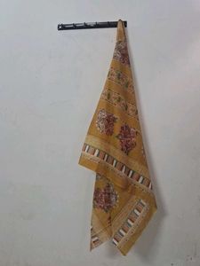 Elegant Yellow Floral Saree