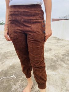Brown Track Pant