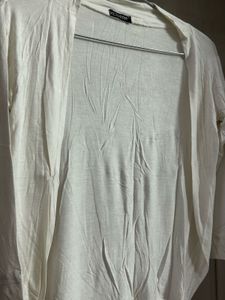 Chic White Bolero Cardigan