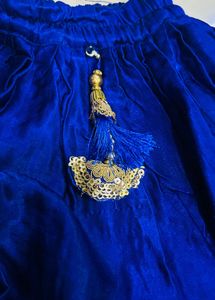 Royal Blue Blouse