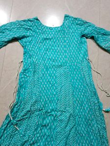 Elegant Blue Printed Kurta