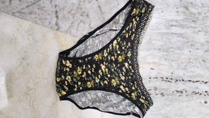 Black Polka Dot Sleeve Dress free panty
