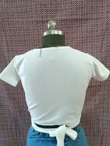 wrape white top