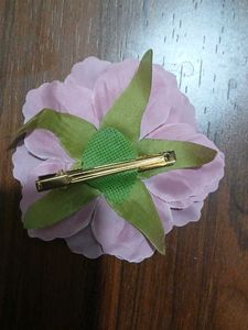 Fabric Flower Hair Clip