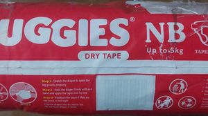 Huggies Dry Tape Diapers NB - 36 Piece
