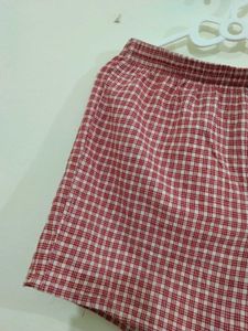 Pintresty Red Gingham Shorts