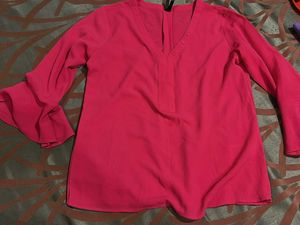Vibrant Pink Bell Sleeve Top