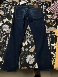 Classic Dark Wash Denim Jeans