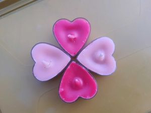 Heart Shaped Tealight Candles