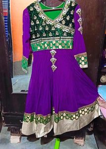 STONE WORKED ANARKALI FOR WOMEN