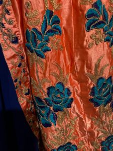 Pink And Blue Lehenga
