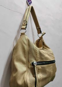 Stylish Perforated Hobo Bag
