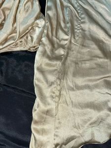 Elegant Gold Sequin Kurta &amp; Palazzo Set