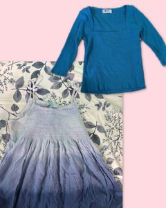 BLUE TOP COMBO VERY LOW PRICE 🩵 479