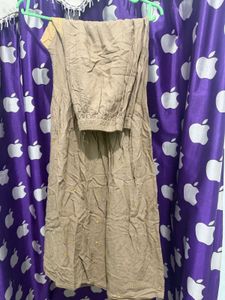 Embellished Olive Green Kurta