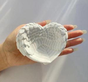 Angel Wings Heart Trinket Dish