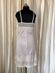 Vintage Lace Trim Slip Dress