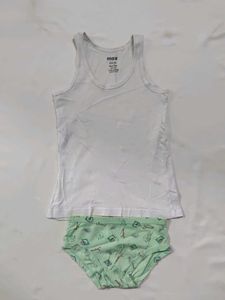 Comfortable Cotton Vest & Brief Set