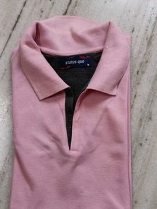 Pink Status Quo Polo Shirt