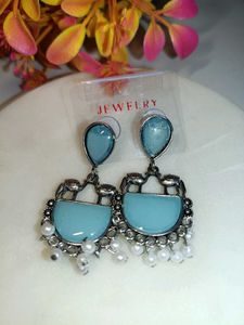 Elegant Elephant &amp; Pearl Dangle Earrings