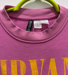 H&amp;M Nirvana Oversized Fit Sweatshirt