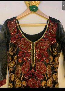 Stiched beautiful black women suit
