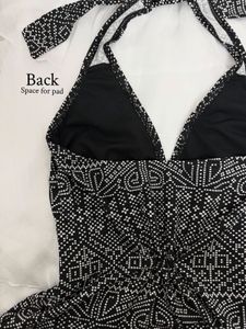 y2k grunge halter neck top