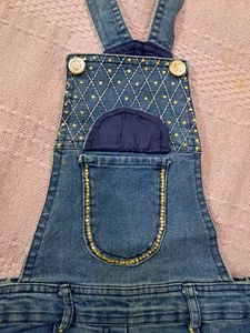 3 Pairs Kids Clothes Bundle: Dress, Overalls Etc