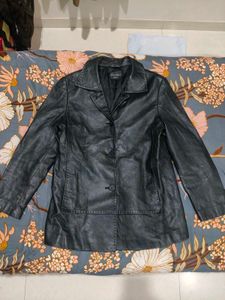 100% Lambskin Leather Jacket and Gothic Waffle tee