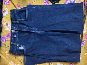 HM Dark Wash Wide Leg Jeans