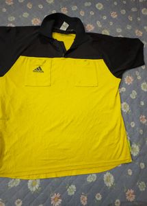 Adidas Yellow & Black T-Shirt