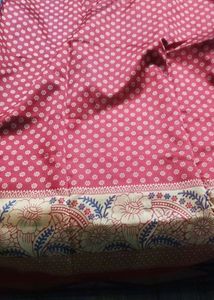 New Art Silk Saree With Running Blouse Piece