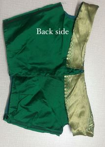 Emerald Green Off-Shoulder blouse lehanga