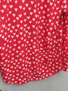 ❤️Valentine's day Red Heart Print Shirt - ONLY