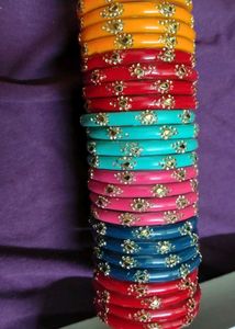 Colorful Kada Bangles Set of 6