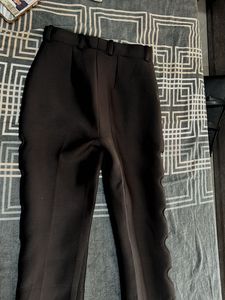 Heart Cut Out Chic Black Flare Pants