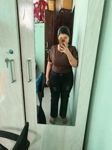 Stylish Ripped Black Jeans