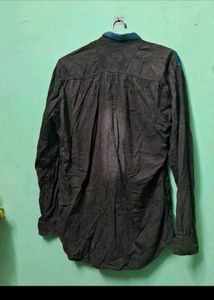 chest size 54 Men's Dark Washed Denim Shirt