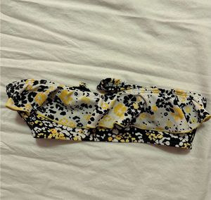 Floral Tube Bikini Top