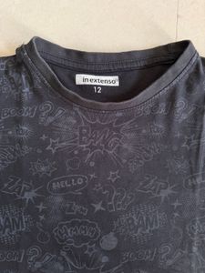 Dark Comic Print T-Shirt
