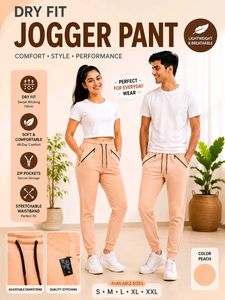 Peach Dry Fit Jogger Pants🌸✨