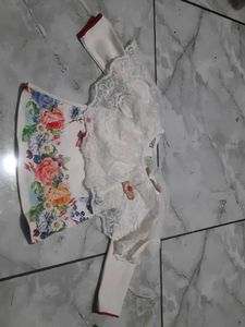 Girls Floral Lace Dress