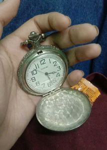 Vintage Horse Engraved Pocket Watch