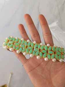 Beautiful Mint Green &amp; Pearl Jewelry Set
