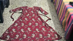 Charming Floral Print Maxi Dress