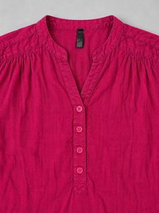 V-Neck 3/4 Sleeve Tunic Top