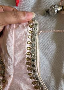 Elegant Pink Embroidered Blouse