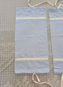 2 Small round pillow or Bolster Covers