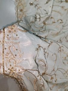 Elegant White Kurta Suit Set with heavy dupatta