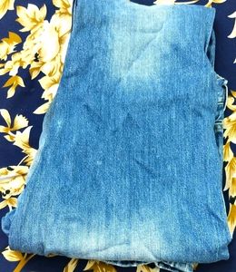 Jeans designer unique piece Blue XXL,Free